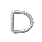 10 St D-Ringe 25mm x20x3,9 EDELSTAHL Niro Halbrund Ring D Ring D-Ring D Ringe 