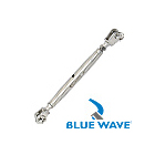 Blue Wave Wantenspanner Gabel-Gabel, geschlossener Körper aus Edelstahl