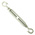 Spannschloss Haken/Haken mit Sicherung 8mm (Edelstahl)