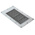 Rechteckiges Kiemenblech 127x228mm (Edelstahl)