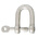 Schäkel mit unverlierbarem Bolzen 12mm (Edelstahl)